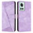 Funda de Cuero Cartera con Soporte Carcasa Y04X para OnePlus 10R 5G Morado