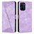 Funda de Cuero Cartera con Soporte Carcasa Y04X para Realme 10 4G Morado