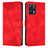 Funda de Cuero Cartera con Soporte Carcasa Y04X para Realme 9 5G Rojo