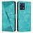 Funda de Cuero Cartera con Soporte Carcasa Y04X para Realme 9 5G Verde