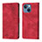 Funda de Cuero Cartera con Soporte Carcasa Y05B para Apple iPhone 14 Rojo