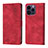 Funda de Cuero Cartera con Soporte Carcasa Y05B para Apple iPhone 15 Pro Max Rojo