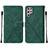 Funda de Cuero Cartera con Soporte Carcasa Y07B para Samsung Galaxy S23 Ultra 5G Verde