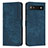 Funda de Cuero Cartera con Soporte Carcasa Y07X para Google Pixel 6a 5G Azul