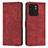 Funda de Cuero Cartera con Soporte Carcasa Y07X para Motorola Moto Edge (2023) 5G Rojo