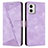 Funda de Cuero Cartera con Soporte Carcasa Y07X para Motorola Moto G 5G (2023) Morado