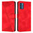 Funda de Cuero Cartera con Soporte Carcasa Y07X para Nokia C300 Rojo