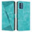 Funda de Cuero Cartera con Soporte Carcasa Y07X para Nokia C300 Verde