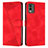 Funda de Cuero Cartera con Soporte Carcasa Y07X para Nokia C32 Rojo