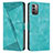 Funda de Cuero Cartera con Soporte Carcasa Y07X para Nokia G11 Verde