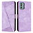 Funda de Cuero Cartera con Soporte Carcasa Y07X para Nokia G22 Morado