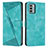 Funda de Cuero Cartera con Soporte Carcasa Y07X para Nokia G22 Verde