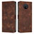 Funda de Cuero Cartera con Soporte Carcasa Y07X para Nokia G30 Marron