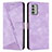 Funda de Cuero Cartera con Soporte Carcasa Y07X para Nokia G42 5G Morado