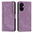 Funda de Cuero Cartera con Soporte Carcasa Y07X para OnePlus Nord CE 3 5G Morado