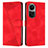 Funda de Cuero Cartera con Soporte Carcasa Y07X para Oppo Reno10 5G Rojo