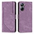 Funda de Cuero Cartera con Soporte Carcasa Y07X para Realme 10 Pro 5G Morado