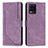 Funda de Cuero Cartera con Soporte Carcasa Y07X para Realme 8 Pro Morado