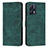 Funda de Cuero Cartera con Soporte Carcasa Y07X para Realme 9 4G Verde