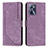 Funda de Cuero Cartera con Soporte Carcasa Y07X para Realme Narzo 50A Prime Morado