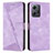 Funda de Cuero Cartera con Soporte Carcasa Y07X para Xiaomi Redmi Note 12 4G Morado