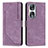 Funda de Cuero Cartera con Soporte Carcasa Y08X para Huawei Honor 90 5G Morado