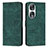 Funda de Cuero Cartera con Soporte Carcasa Y08X para Huawei Honor 90 5G Verde