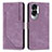 Funda de Cuero Cartera con Soporte Carcasa Y08X para Huawei Honor 90 Lite 5G Morado