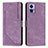 Funda de Cuero Cartera con Soporte Carcasa Y08X para Motorola Moto Edge 30 Lite 5G Morado