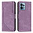 Funda de Cuero Cartera con Soporte Carcasa Y08X para Motorola Moto Edge 40 Pro 5G Morado