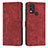 Funda de Cuero Cartera con Soporte Carcasa Y08X para Nokia C22 Rojo