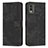 Funda de Cuero Cartera con Soporte Carcasa Y08X para Nokia C32 Negro