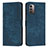 Funda de Cuero Cartera con Soporte Carcasa Y08X para Nokia G11 Azul