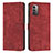 Funda de Cuero Cartera con Soporte Carcasa Y08X para Nokia G11 Rojo