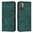 Funda de Cuero Cartera con Soporte Carcasa Y08X para Nokia G11 Verde