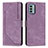 Funda de Cuero Cartera con Soporte Carcasa Y08X para Nokia G22 Morado