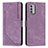 Funda de Cuero Cartera con Soporte Carcasa Y08X para Nokia G42 5G Morado