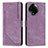 Funda de Cuero Cartera con Soporte Carcasa Y08X para Realme 11 5G Morado