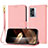 Funda de Cuero Cartera con Soporte Carcasa Y09X para OnePlus Nord N300 5G Oro Rosa