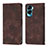 Funda de Cuero Cartera con Soporte Carcasa YB1 para Huawei Honor 90 Lite 5G Marron