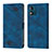 Funda de Cuero Cartera con Soporte Carcasa YB1 para Motorola Moto E13 Azul