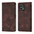 Funda de Cuero Cartera con Soporte Carcasa YB1 para Motorola Moto G 5G (2023) Marron