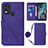 Funda de Cuero Cartera con Soporte Carcasa YB1 para Nokia C22 Morado