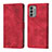 Funda de Cuero Cartera con Soporte Carcasa YB1 para Nokia G400 5G Rojo