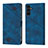 Funda de Cuero Cartera con Soporte Carcasa YB1 para Samsung Galaxy Jump3 5G Azul