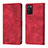 Funda de Cuero Cartera con Soporte Carcasa YB1 para Samsung Galaxy M02s Rojo