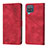 Funda de Cuero Cartera con Soporte Carcasa YB1 para Samsung Galaxy M12 Rojo