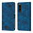 Funda de Cuero Cartera con Soporte Carcasa YB1 para Sony Xperia 1 IV Azul