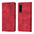 Funda de Cuero Cartera con Soporte Carcasa YB1 para Sony Xperia 1 IV Rojo