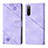 Funda de Cuero Cartera con Soporte Carcasa YB1 para Sony Xperia 10 IV Morado